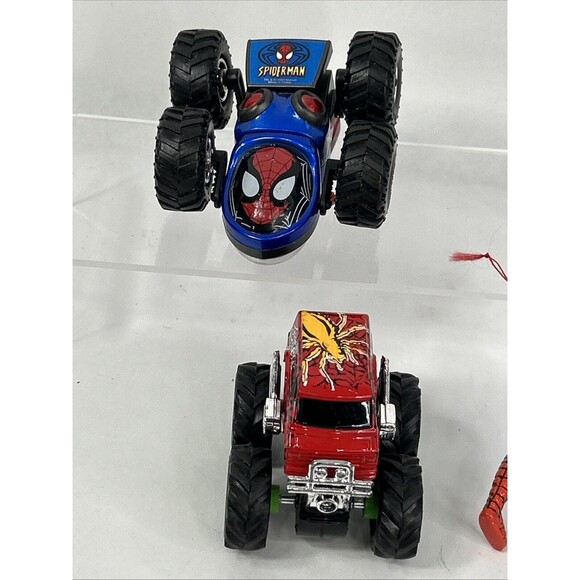 Hot Wheels Maisto Spiderman Lot Ornament Prowler Regener8rs Transforming Miles - Picture 5 of 9